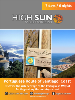 Portuguese Route of Santiago: Costa – 7 Days