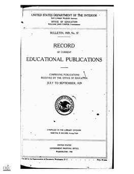 Record Educational Publications