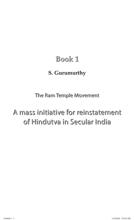 Hindutvahindutva Inin Secularsecular Indiaindia