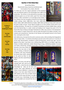 Gazetteer of Irish Stained Glass Revised New Edition