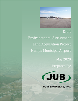 Draft Environmental Assessment Land Acquisition Project Nampa Municipal Airport