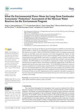 What Do Environmental Flows Mean for Long-Term Freshwater Ecosystems’ Protection? Assessment of the Mexican Water Reserves for the Environment Program