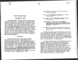 Geographical Index Circ Apr 95:1 Cites Official Circular, April 1895, Page 1