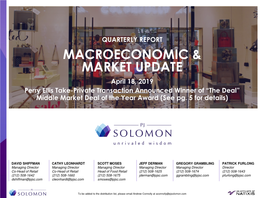 Macroeconomic & Market Update