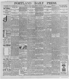 Portland Daily Press: September 30, 1898