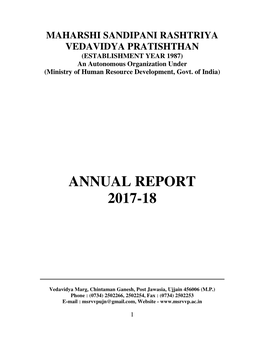 Annual Report 2017-18