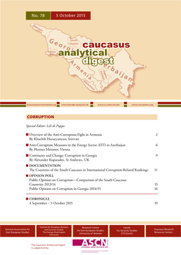 Analytical Digest Caucasus