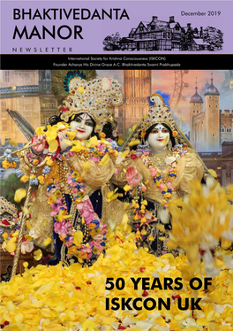 50 Years of Iskcon UK Contents Krishna Spectacular