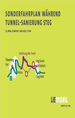 Baustelle Steg Tunnel