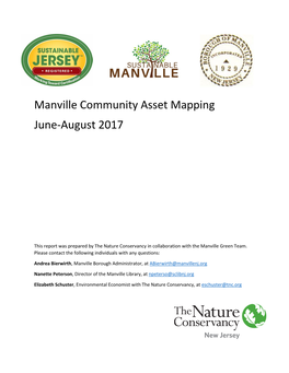 Manville Community Asset Mapping June-August 2017