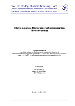 Erläuterungsbericht Nach Einarbeitung Der Stellungnahmen Aus Der Behörden- Und Öffentlichkeitsbeteiligung Gemäß § 99 B Abs