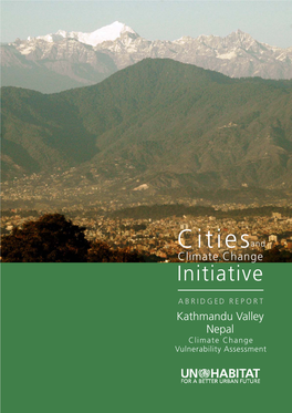 Kathmandu Valley Nepal Climate Change Vulnerability Assessment