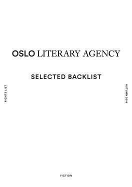 Oslo Literary Agency