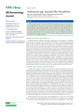 Malassezia Spp. Beyond the Mycobiota