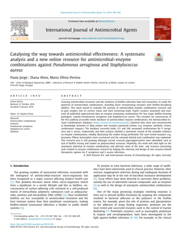 A Systematic Analysis and a New Online Resource for Antimicrobial-Enzyme