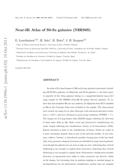 Near-IR Atlas of S0-Sa Galaxies (NIRS0S)