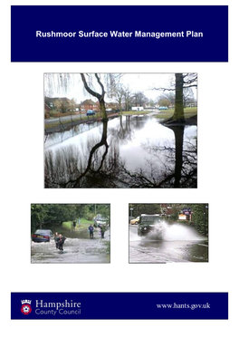 Rushmoor Surface Water Management Plan (SWMP)