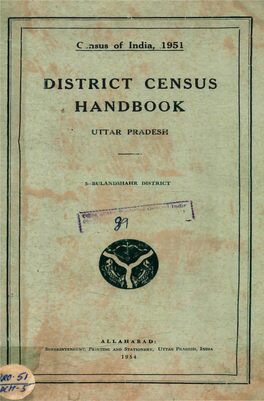 District Population Statistics, 5-Bulandshahr, Uttar Pradesh