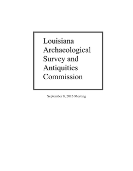 Louisiana Archaeological Survey and Antiquities Commission