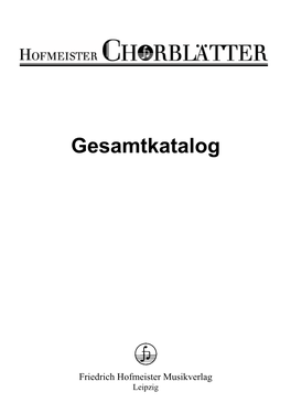 Gesamtkatalog