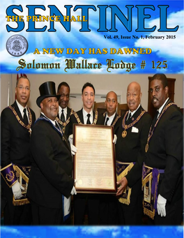 THE PRINCE HALL SENTINEL Page | 0