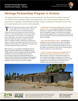 Heritage Partnerships Program in Arizona