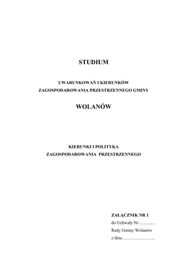 Studium Wolanów