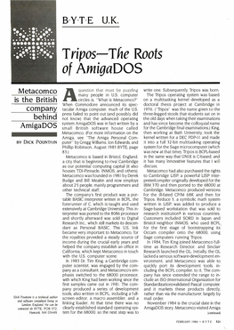 Tripos�Tfze Roots of Amigados