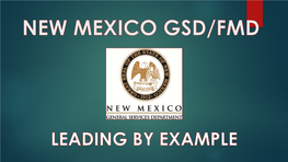 Green Building Initiatives- NM General Services Department