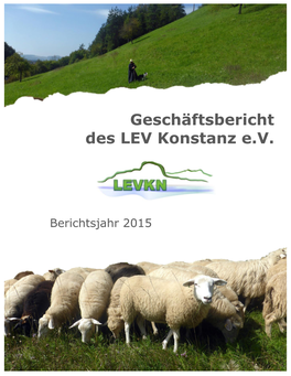 Geschäftsbericht Des LEV Konstanz E.V