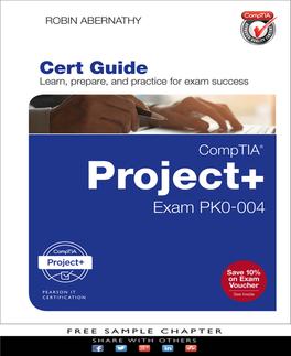 Comptia Project+ Cert Guide: Exam PK0-004