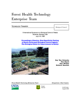 Forest Health Technology Enterprise Team