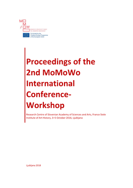 Proceedings of the 2Nd Momowo International Conference-Workshop