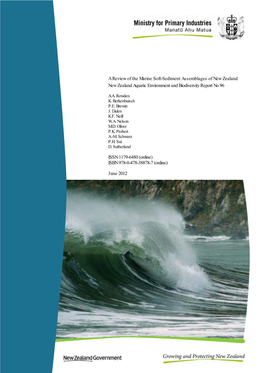 A Review of the Marine Soft-Sediment Assemblages of New Zealand New Zealand Aquatic Environment and Biodiversity Report No 96