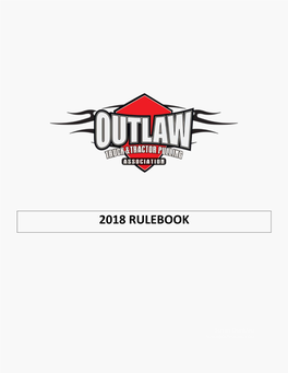 2018 Rulebook
