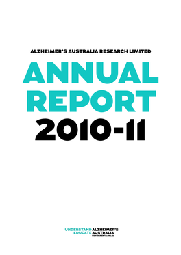 Alzheimer's Australia Research Limited