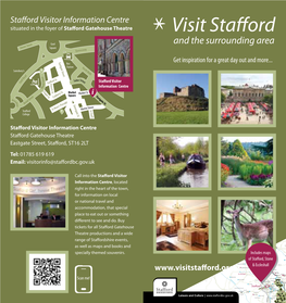Visit Stafford Madford Retail Park Gaol and the Surrounding Area Street Lover Square G Y Queenswa
