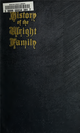 History of the Wright Family : Who Are Descendants of Samuel Wright