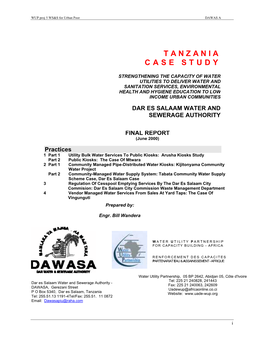 Tanzania Casestudy