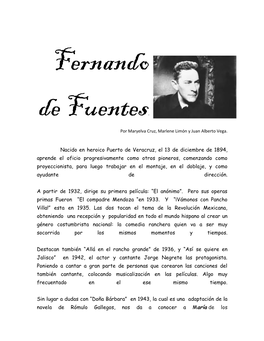 Fernando De Fuentes