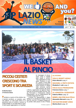 FIP Lazio News Anno 3 N°11 Novembre 2014