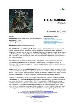 CELLAR DARLING »The Spell«