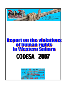 Report on the Violations of Human Rights CODESA 2007