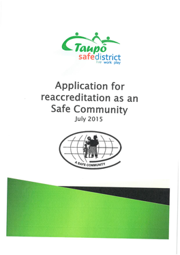 Taupo Safe District Reaccreditation