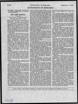 EXTENSIONS of REMARKS September 17, 1981 EXTENSIONS of REMARKS NATIONAL PRO-LIFE POLITICAL Riously Alienated Major Portions of the Know That She and Mrs