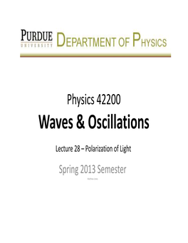 Stokes Parameters