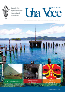 Journal of the Papua New Guinea Association of Australia Inc