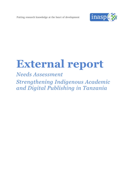 TZ Publishing Needs Assessment