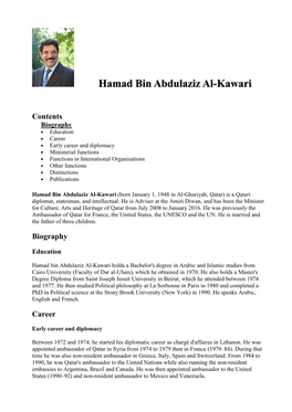 Hamad Bin Abdulaziz Al-Kawari