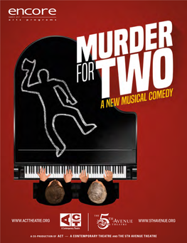 Murder for Two at ACT Encore Arts Seattle